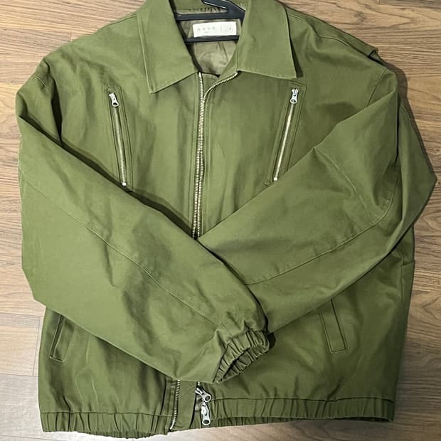 zipper jacket (green)