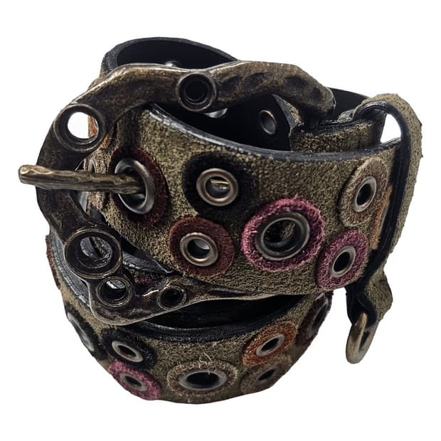 빈티지 타공 벨트