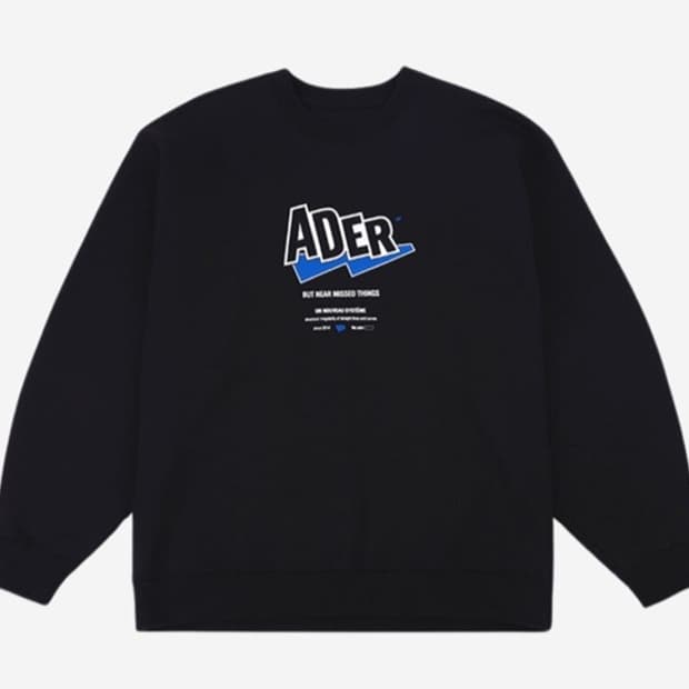 아더에러 ad로고 맨투맨