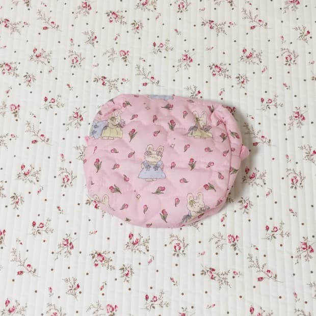 빈티지 토끼 미니파우치