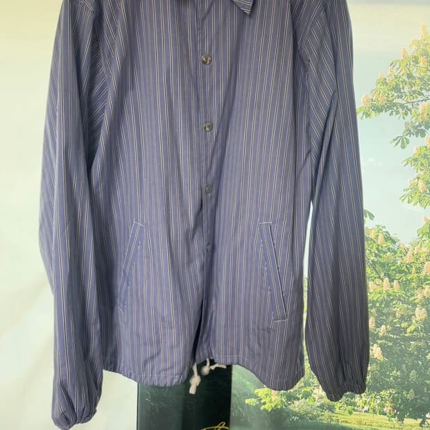 CDG 스트라이프 코치자켓 지디