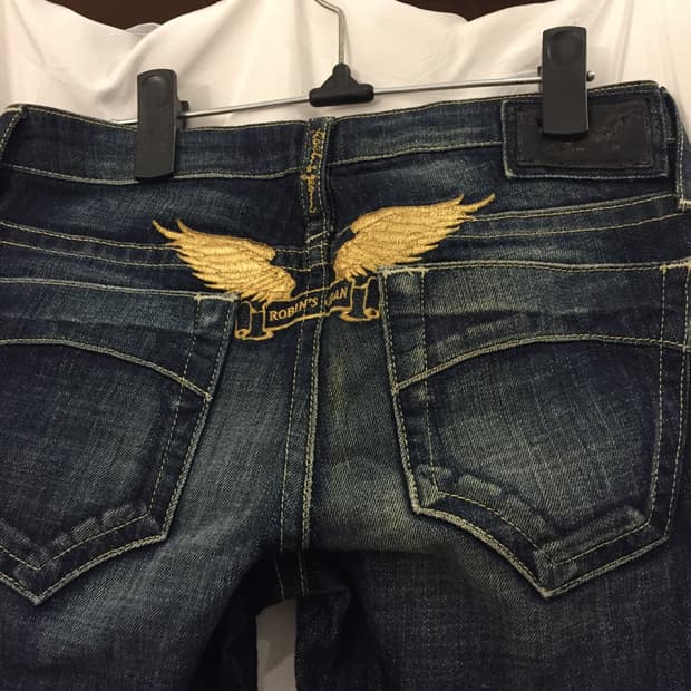 Robins Jeans 로빈스진 워싱 데님 팬츠