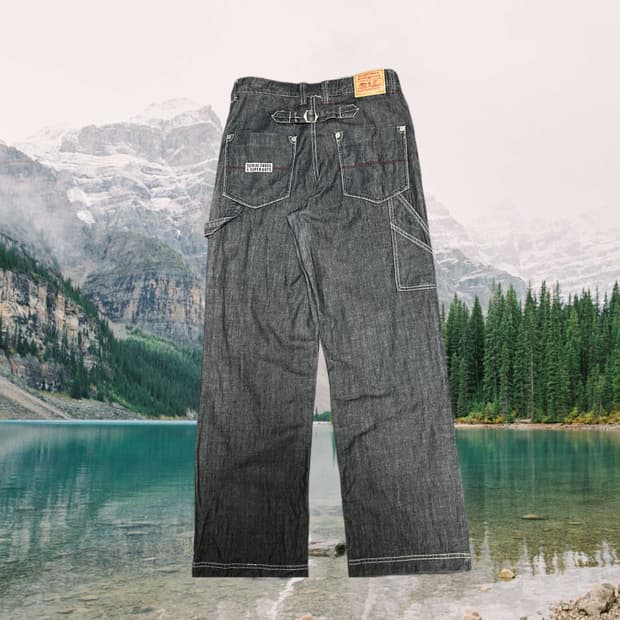 VTG 진청 카펜터 데님 팬츠