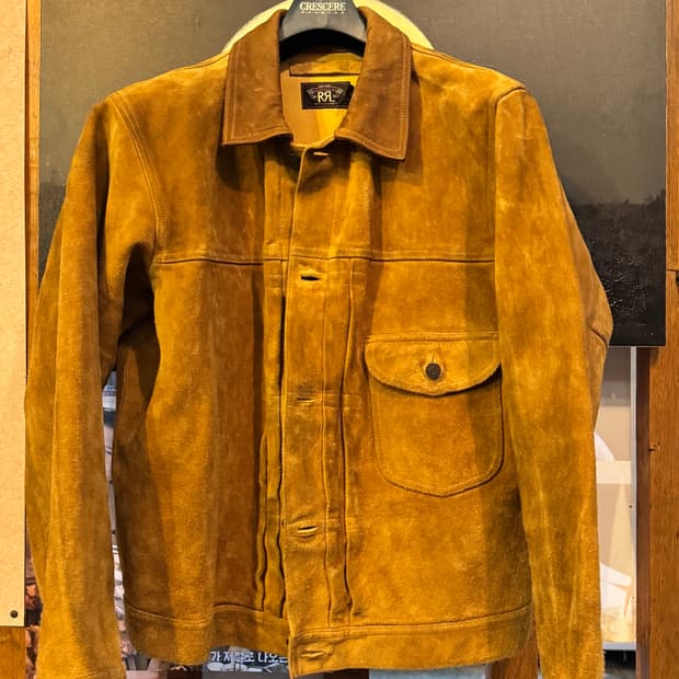 RRL 더블알엘 카우 레더 Davis 재킷