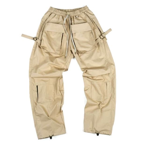 WAP WORKS 맥시멈 카고 립스탑 팬츠 베이지