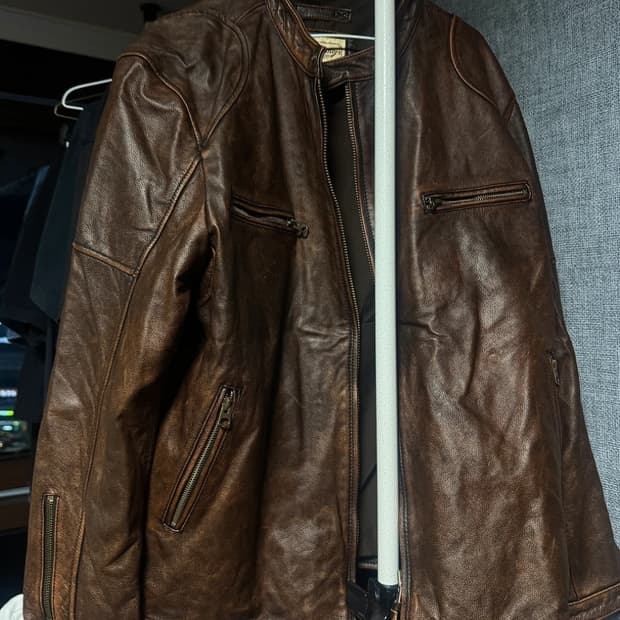 100%소가죽 자켓 XXL