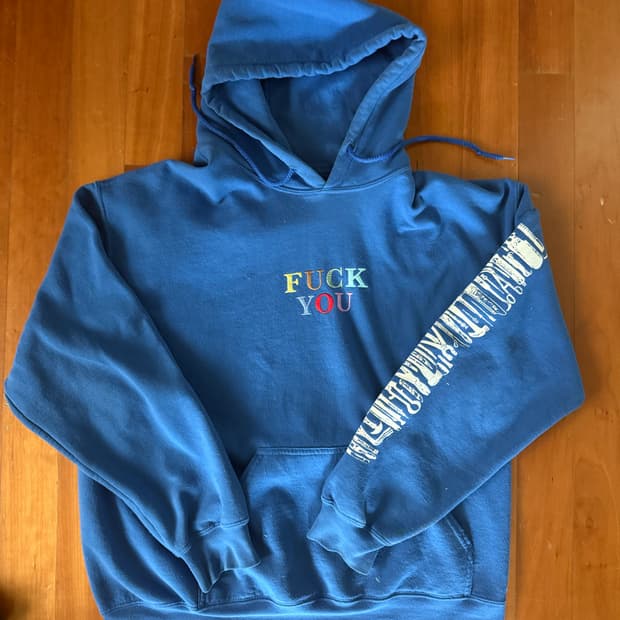 LABRAT fuck you 후드티