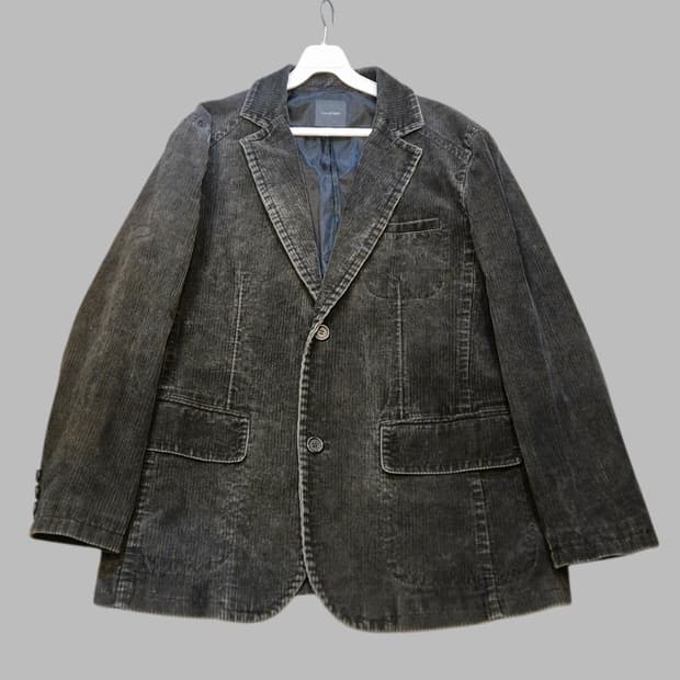 105(착샷잇음) 피그먼트워싱 코듀로이 블레이져 