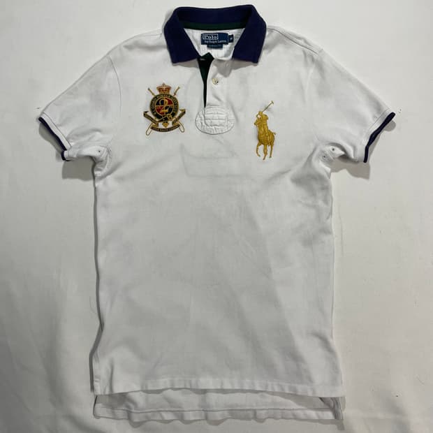 90‘s 랄프로렌 폴로 금장 빅포니 치프키프
