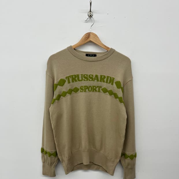 트루사르디 스포츠 니트 스웨터 남L