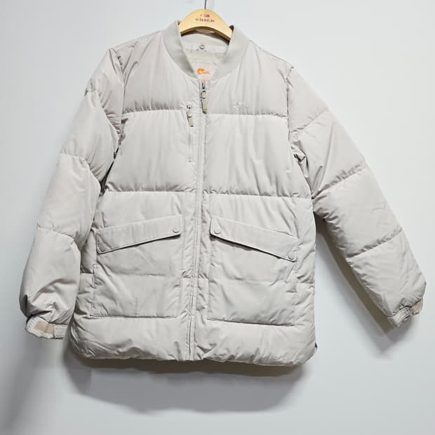 네파키즈 패딩 아이보리 봄버 스타일160