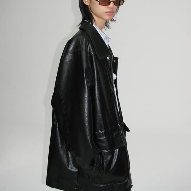 플리즈프로젝트 가죽자켓