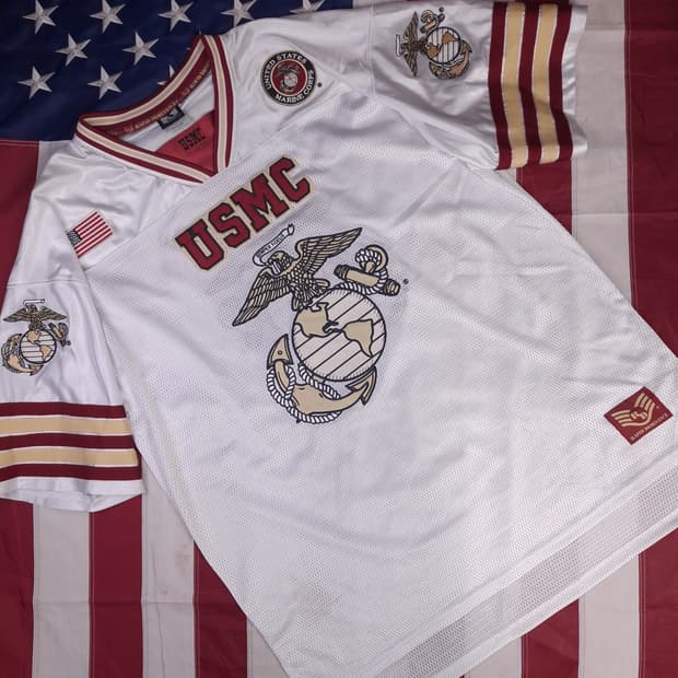 새제품급 오리지날 라파도 미해병대 미식축구져지