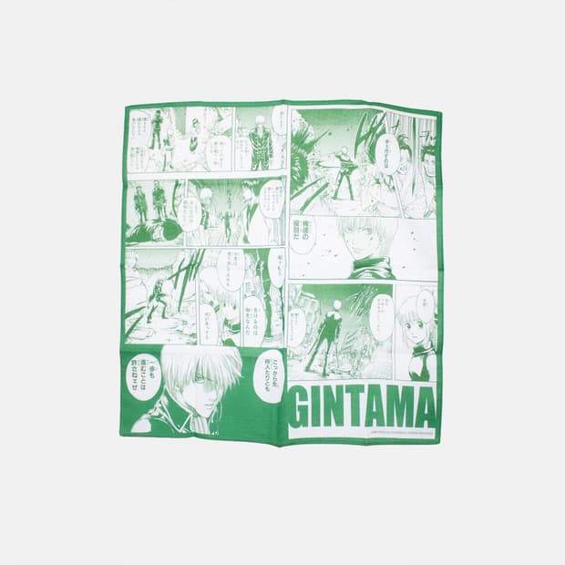 은혼 점프페스타 2012 오키타 소고 만화 명장면 손수건 패브릭 포스터