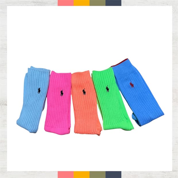 [새상품]폴로랄프로렌 포니 도톰 골지 양말세트 