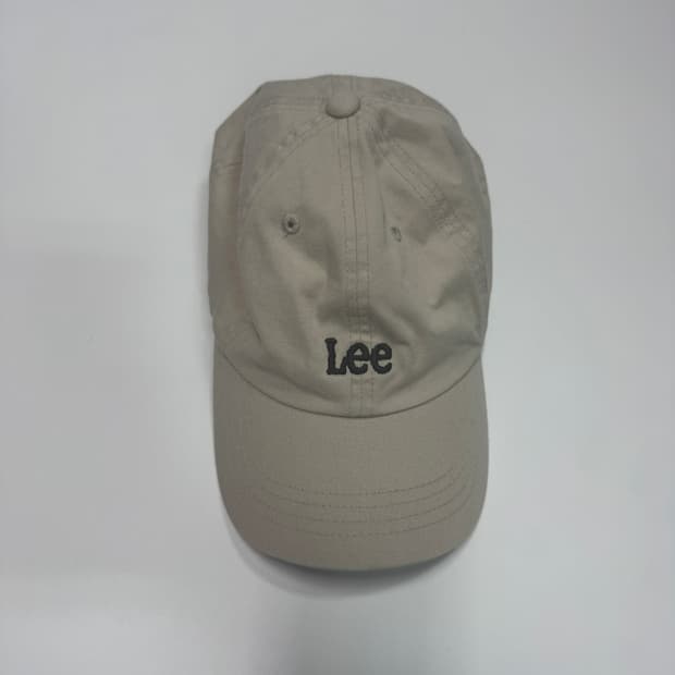 LEE 리 베이지 클래식 볼캡 모자