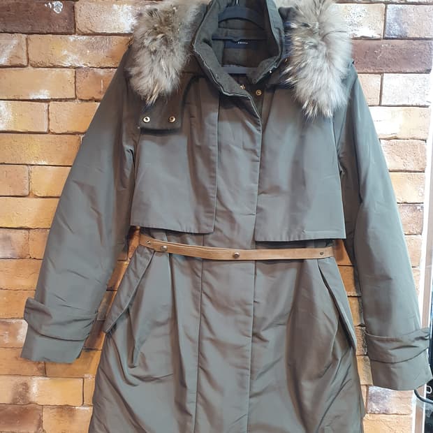 SYSTEM 라쿤털 패딩 코트 82-94-160