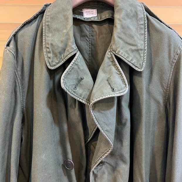 빈티지밀리터리 카키 필드코트 워크자켓