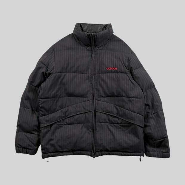 아디다스 스트라이프 패딩