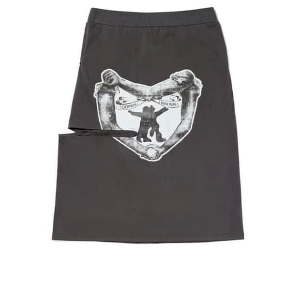 OPEN YY HUG&HEART CUTOUT SKIRT