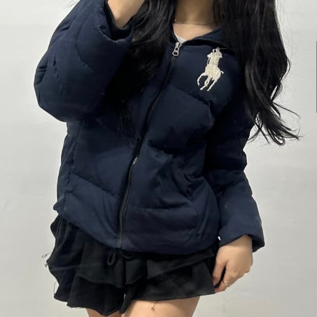 폴로 랄프로렌 빅포니 네이비 패딩