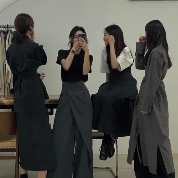 트리밍버드 오블리크 랩팬츠 !블랙!