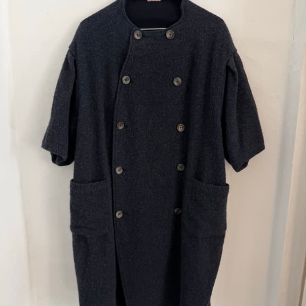 puff wool coat
