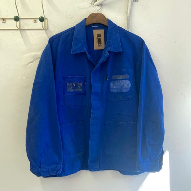 90‘s 독일 네임택 워크 자켓