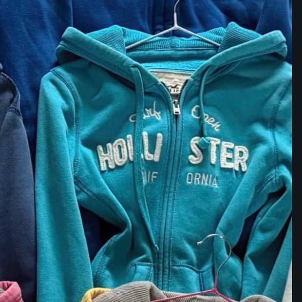 구해요) 홀리스터 민트 후드집업