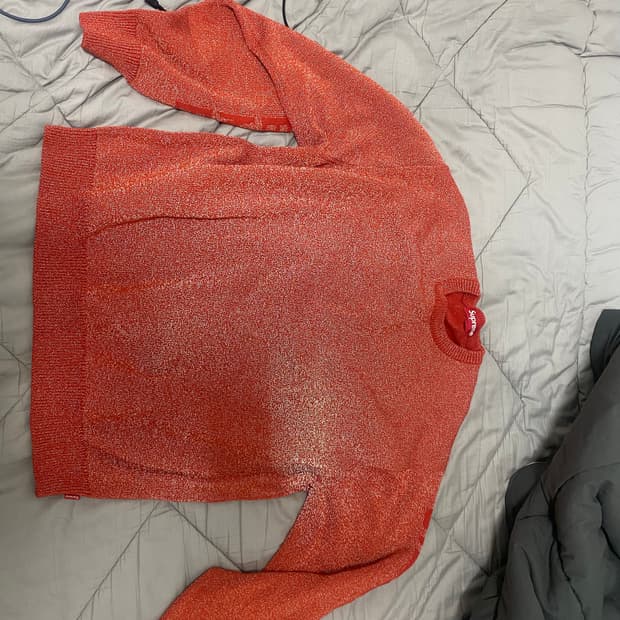 슈프림 리플렉티브 스웨터 L 