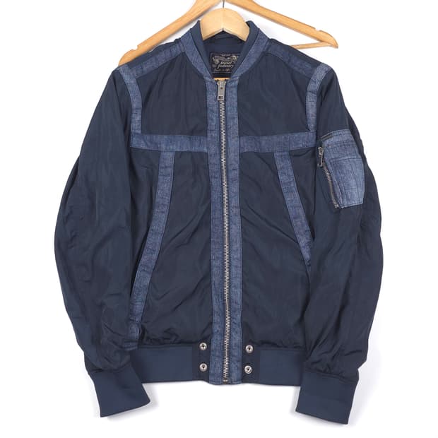 디젤 나일론 데님 ma-1 자켓 (M)