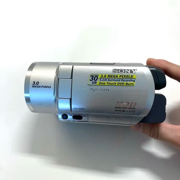 소니 DCR-SR100 디지털 캠코더