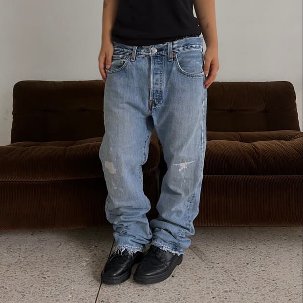 Levi’s 501 라이트워시 데님 팬츠