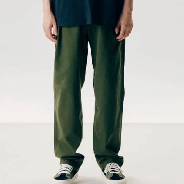 Gramicci 그라미치 카키 벨티드 팬츠