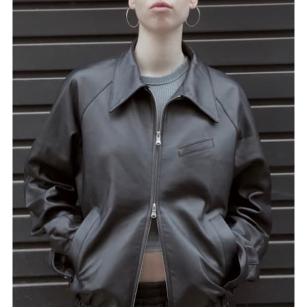 머듈 레더 블루종 2 사이즈 