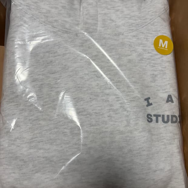 iab studio 후드 라이트그레이 M 새상품