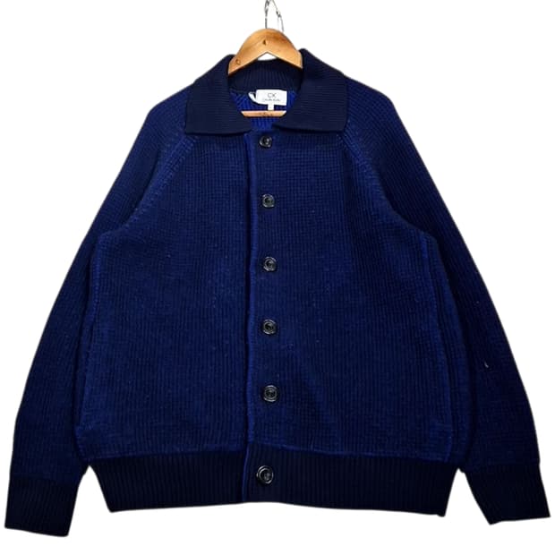 Calvin Klein 켈빈클라인 헤비 울 카라 가디건