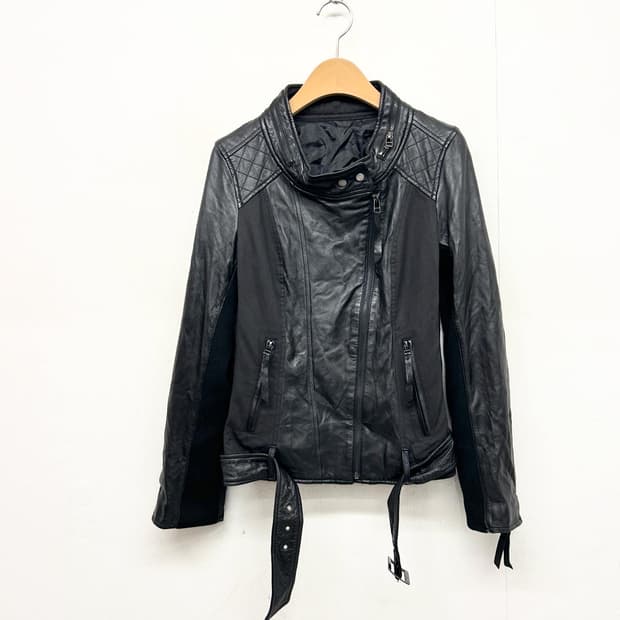 Blue Jam 양가죽 라이더자켓