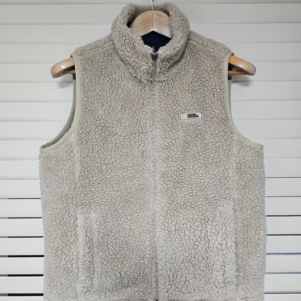 내셔널지오그래픽 리버시블 뽀글이 베스트 조끼 남녀공용90(S)