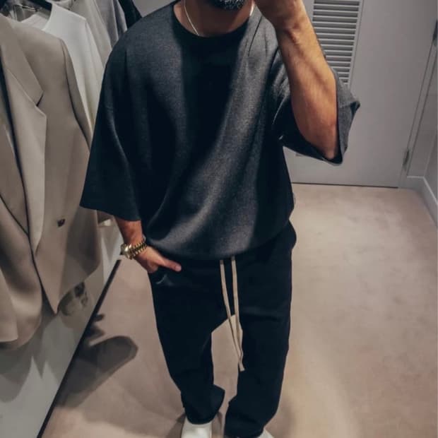 피어오브갓 메리노울 반팔 S사이즈