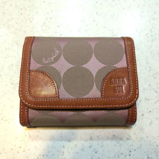 안나수이 빈티지 지갑