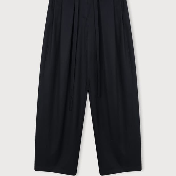 [S] 에토스 강매팬츠 WIDE WAIST STRAP PANTS