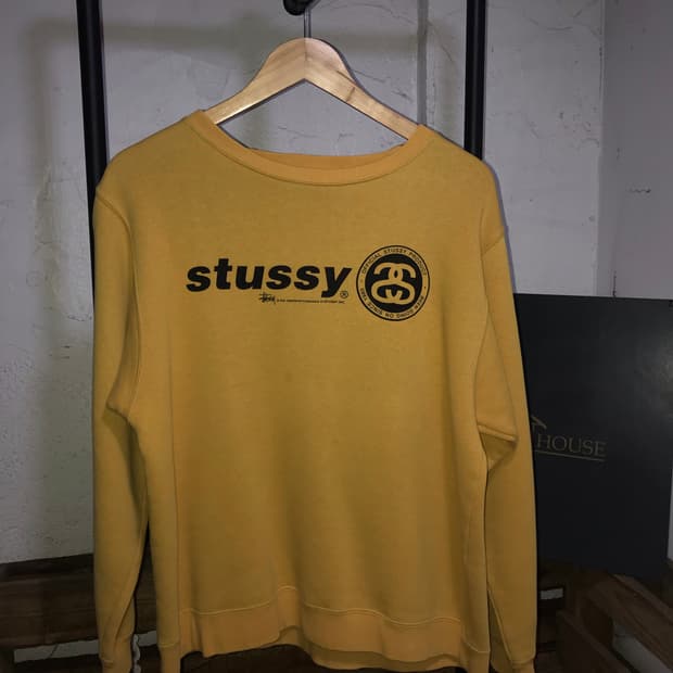 Stussy Yellow Sweatshirt