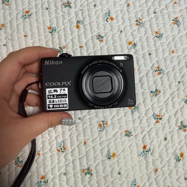 니콘 쿨픽스 s6000 디카 블랙