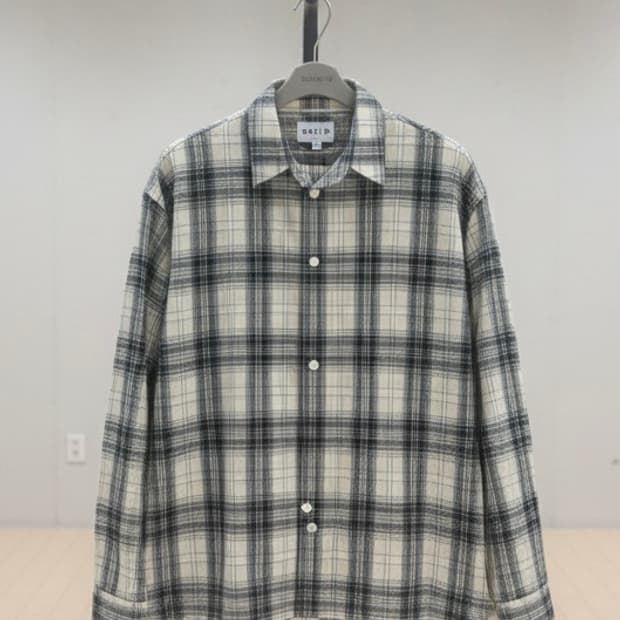 솔리드 옴므 체크 셔켓 50사이즈