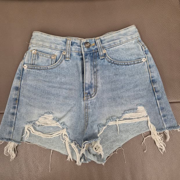 X2 데님 핫팬츠 S