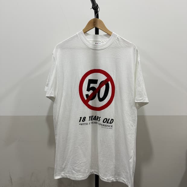 90s 빈티지 made in Usa Hanes 수소봉제 티셔츠
