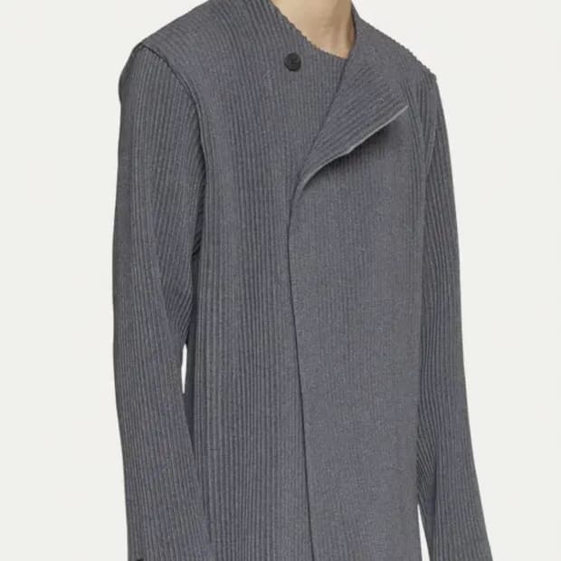 옴므플리세 울라이크 플리츠 자켓