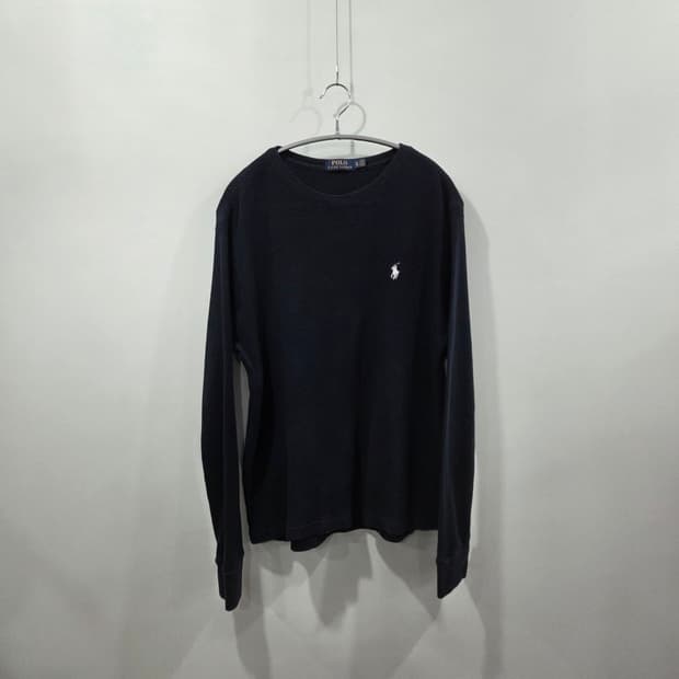 폴로랄프로렌 네이비 와플 롱슬리브 XL 