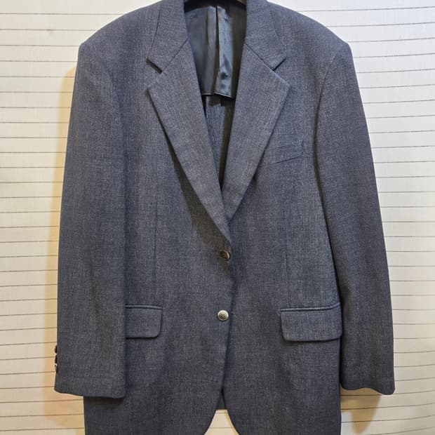 입생로랑 네이비 남성 정장 자켓